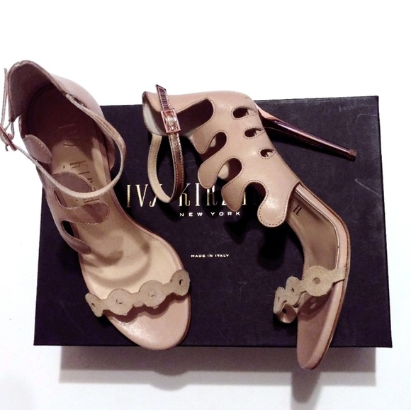 $450💯🆕Ivy Kirzhner Venus Heel Nude Sandals 7.5 - Picture 2 of 8
